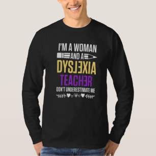 Camiseta Dislexia Profesora Terapia Disléxica