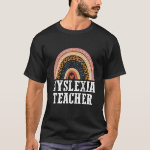 Camiseta Dislexia Profesora Terapia disléxica Dislexia Inte