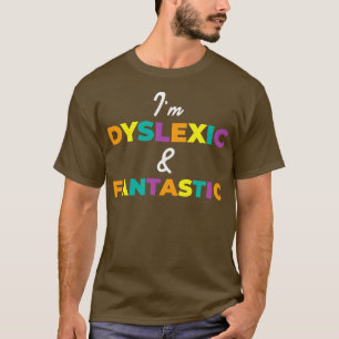 Camiseta Dislexia Sensibilización Colorida Dia de Discapaci