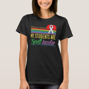 Camiseta Dislexia Sensibilización de los docentes Terapia d