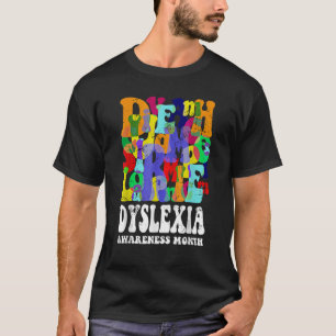 Camiseta Dislexia Sensibilización Dislexia Dia de Aprendiza