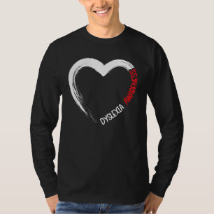 Camiseta Dislexia Sensibilización Leer trastorno Aprendizaj