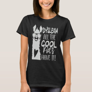 Camiseta Dislexia Todos Los Chicos Geniales La Tienen  Conc