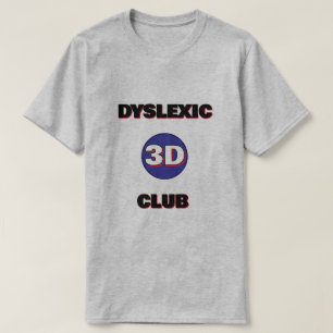 Camiseta disléxica - club 3d