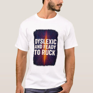 Camiseta Disléxica Y Con Pseudo A Ruck Abstracto Vía Neural