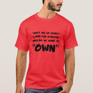 Camiseta Disléxico divertido