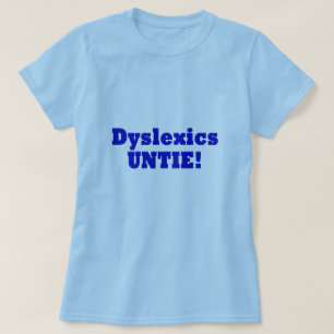 Camiseta Disléxicos