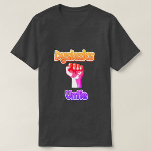 Camiseta disléxicos desatan