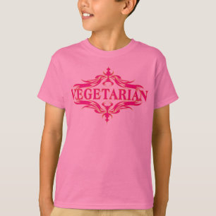 Camiseta Disminución en rosa - Vegetarina