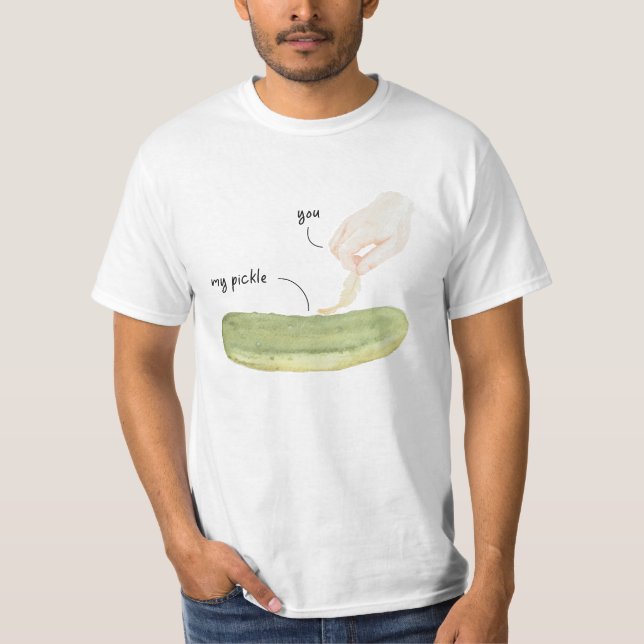 Camiseta Disminuir mi divertida acuarela (Anverso)