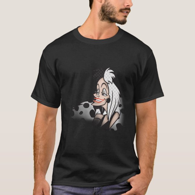 Camiseta Disney101 Dalmaciones Mala Cruella (Anverso)
