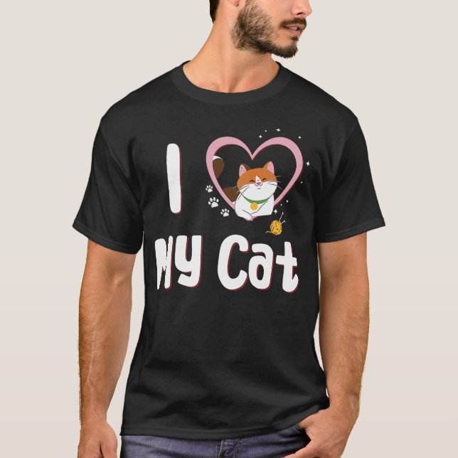 Camiseta Disney Big Hero Six Series Love My Cat (Anverso)