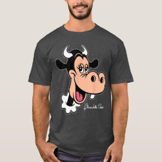 Camiseta Disney Clarabelle Cow Cara Grande Personaje Retro 