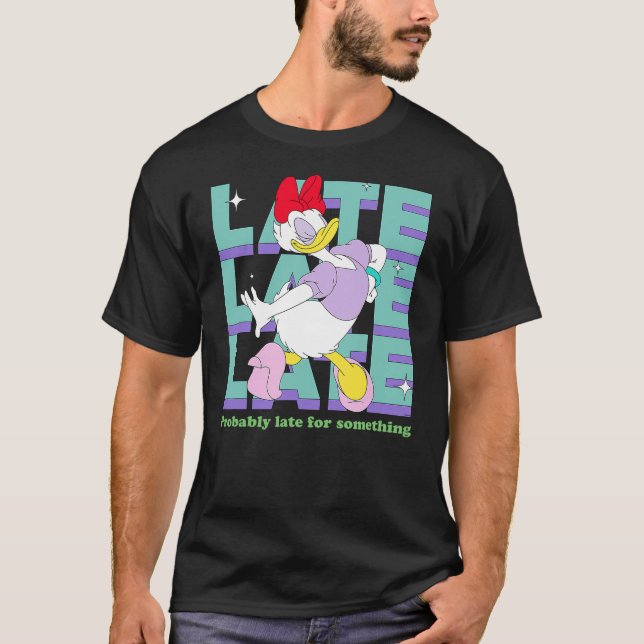Camiseta Disney Daisy Duck Probably Late for Something Funn (Anverso)