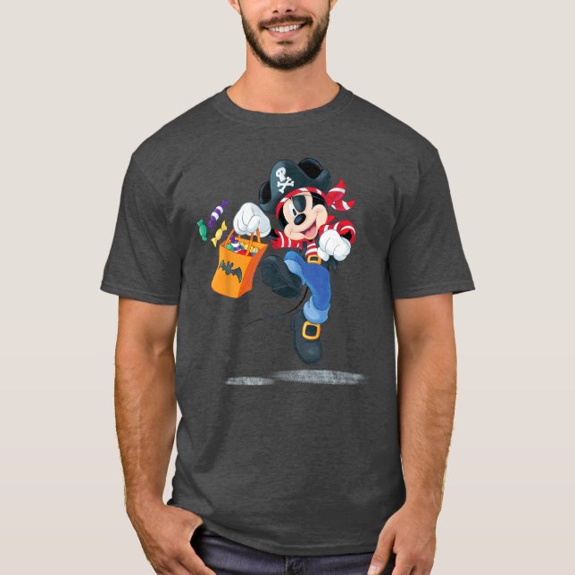 Camiseta Disney Halloween Mickey Mouse Pirate Costume Trick (Anverso)