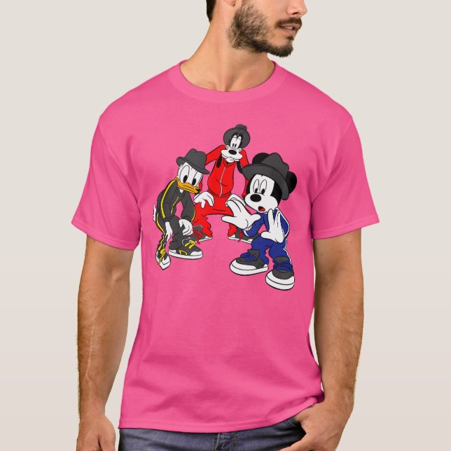 Camiseta Disney Hip Hop Mickey Y Amigos (Anverso)