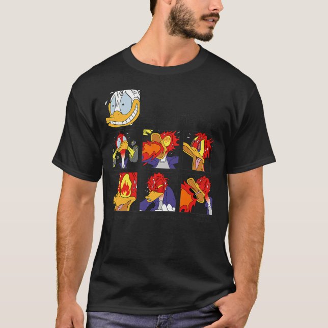 Camiseta Disney Hot Ones Donald Duck This Is Fine - Help Me (Anverso)