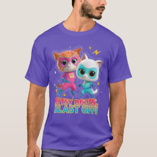 Camiseta Disney Junior SuperKitties Ginny y Bitsy Boots B