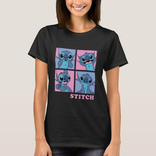 Camiseta Disney Lilo & Stitch Comic Panel Expressions (Anverso)