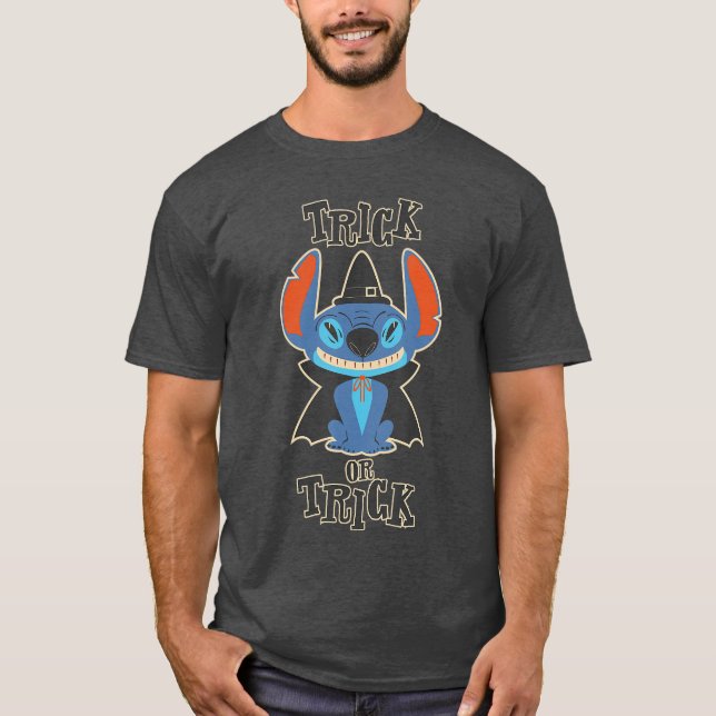 Camiseta Disney Lilo Stitch Halloween Stitch Costutch Trick (Anverso)