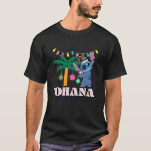Camiseta Disney Lilo & Stitch Navidad 'Ohana Significa Fami