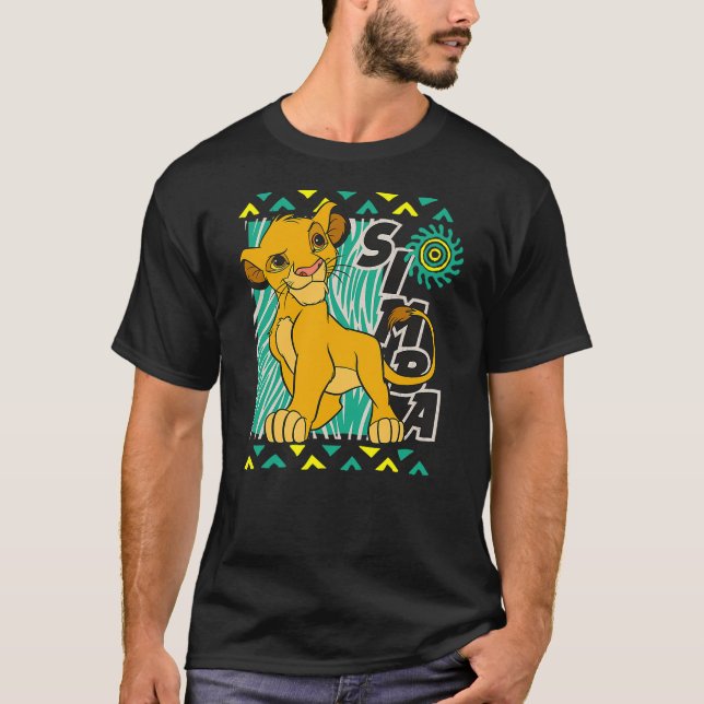 Camiseta Disney Lion King Classic Simply Simba (Anverso)