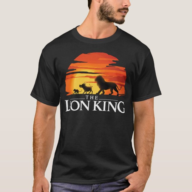 Camiseta Disney Lion King Live action King Sunset (Anverso)
