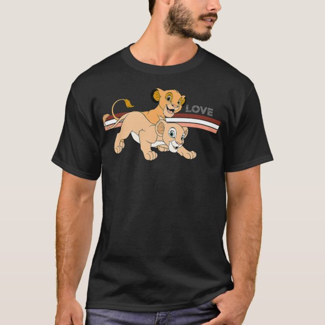 Camiseta Disney Lion King Simba & Nala Love (Anverso)
