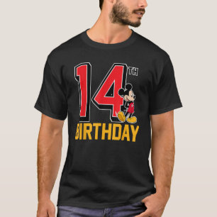 Camiseta Disney Mickey 14th Birthday Standard