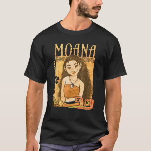 Camiseta Disney Moana Artística Tribal Isla Sonrisa Enmarca