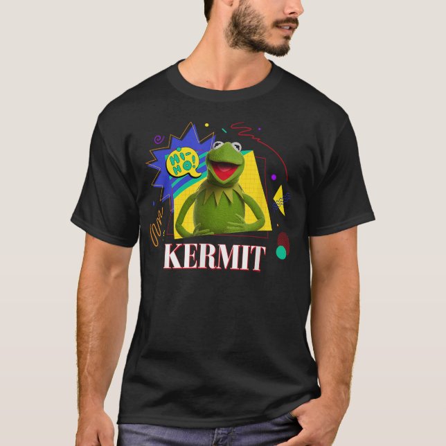 Camiseta Disney Muppets Kermit the Frog Retro ’90s Muppet M (Anverso)