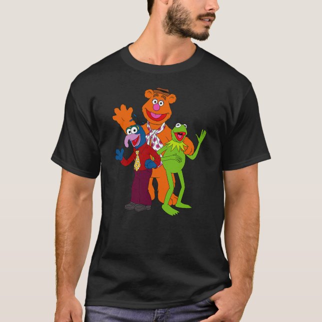 Camiseta Disney Muppets Trio Kermit, Gonzo, & Fozzie Bear (Anverso)
