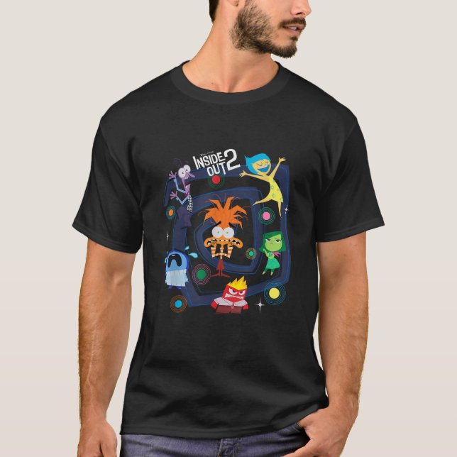 Camiseta Disney Pixar Dentro De 2 Emotion Group (Anverso)