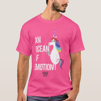 Camiseta Disney Pixar Dentro De Unicorn Un Océano De Emoció