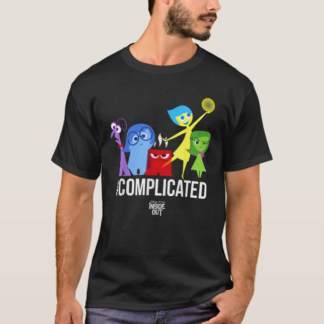 Camiseta Disney Pixar Inside Out Complicated Emotions Group (Anverso)