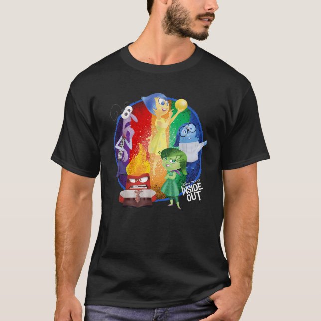 Camiseta Disney Pixar Inside Out Riley s Emotions Group Sho (Anverso)