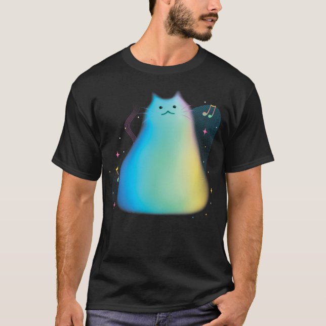 Camiseta Disney Pixar Soul Cat Portrait Music Notes (Anverso)