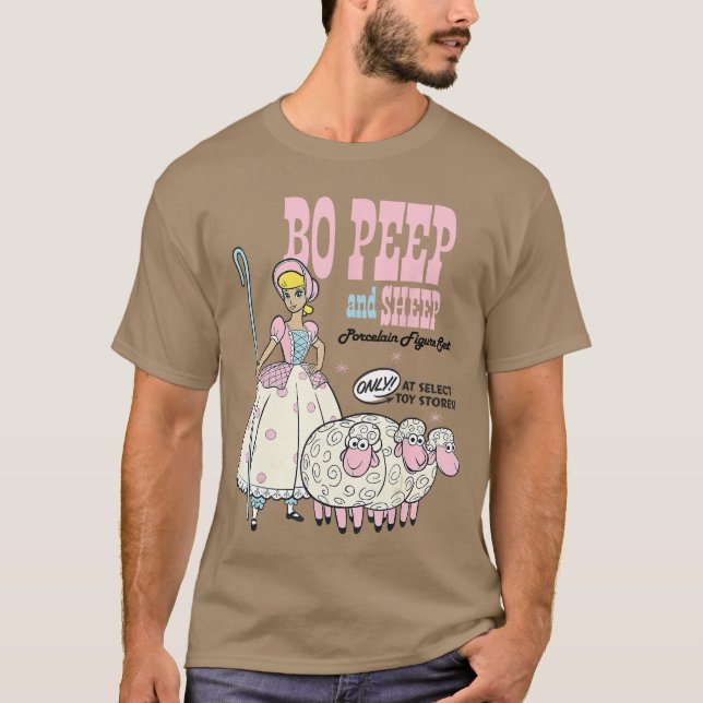 Camiseta Disney Pixar Toy Story 4 Bo Peep and Sheep Adverti (Anverso)