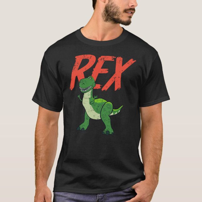 Camiseta Disney Pixar Toy Story 4 Rex Dinosaur (Anverso)