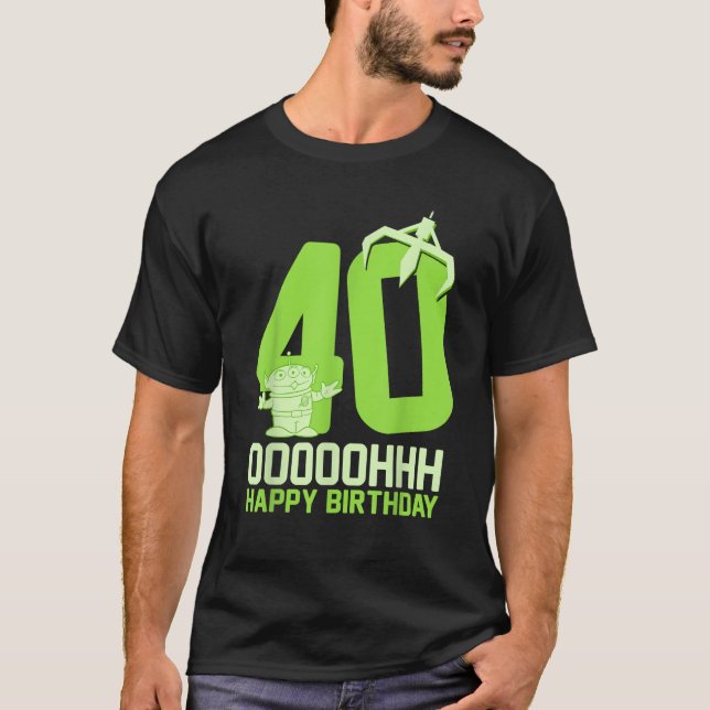 Camiseta Disney Pixar Toy Story Alien OOOOH Happy 40th Birt (Anverso)