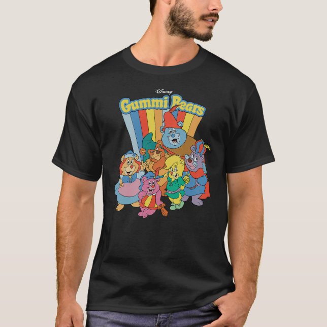 Camiseta Disney Rubber Bear Band Retro (Anverso)