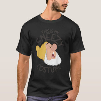 Camiseta Disney Snow White This Is My Sneezy Costume Hallow