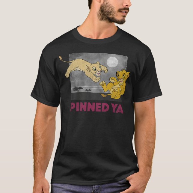 Camiseta Disney The Lion King Pinned Ya Young Simba & Nala  (Anverso)