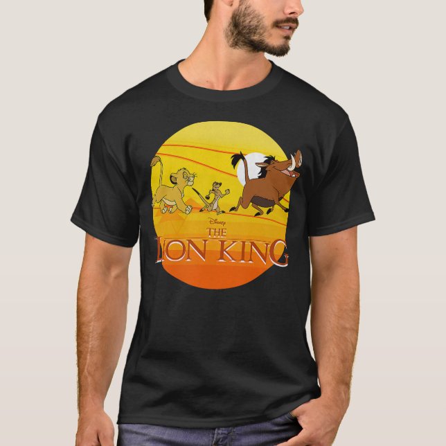Camiseta Disney The Lion King Simba Timon And Pumba Sunset (Anverso)