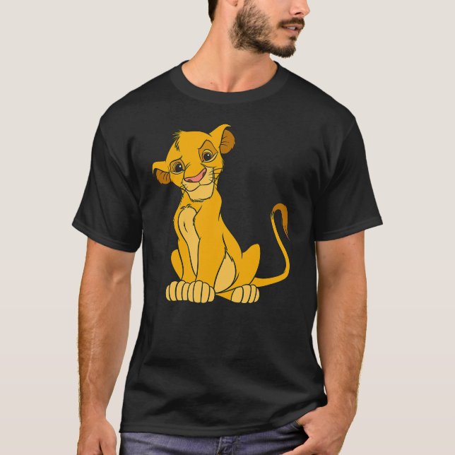 Camiseta Disney The Lion King Young Simba Sitting Up (Anverso)