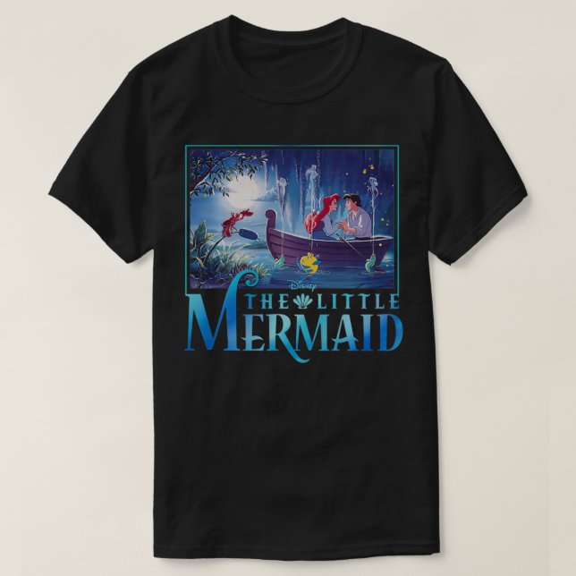 Camiseta Disney The Little Mermaid Ariel & Eric Grotto Port (Diseño del anverso)
