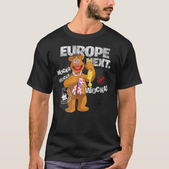 Camiseta Disney The Muppets Fozzie Bear Europe Next Distres (Anverso)