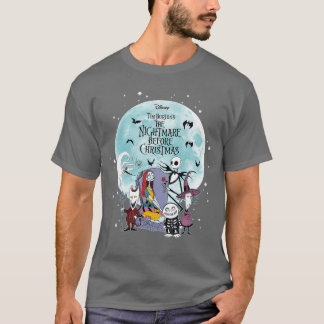 Camiseta Disneyhe Nightmare Before Christmas Jack and Frien