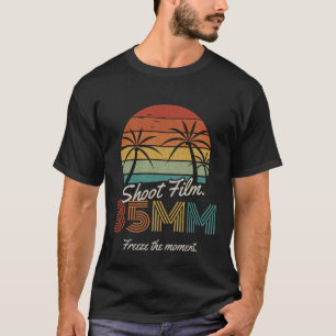 Camiseta Dispara película 35MM Retro Atardecer Fotógrafo
