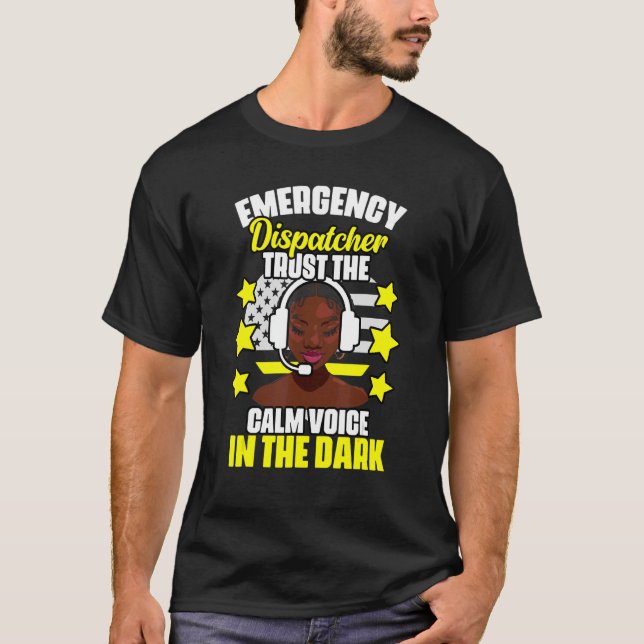 Camiseta Disparador de emergencia asombroso plato afroameri (Anverso)